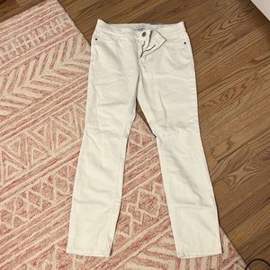 NWT Liz Claiborne classic skinny white jean